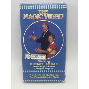 The Magic Video: Michael Ammar Intro into Magic, 1985 - VTG VHS Video Cassette